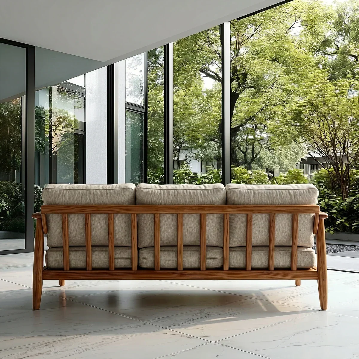 Comfortable Modern Sofa with Soft Cushions and Relaxed Seating for Daily Use - ArborisWood - 4