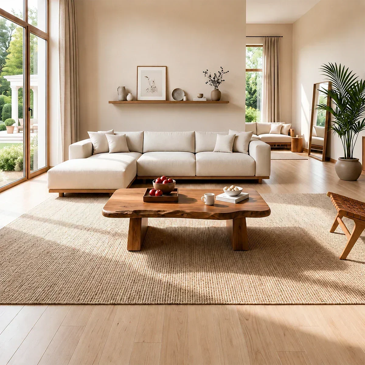 Premium Solid Wood Coffee Table – Modern Minimalist Living Room Table - Arboriswood - 12