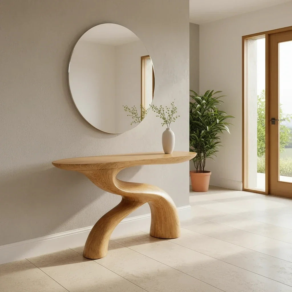 Japandi Console Tables: Living With One That Holds Nothing At All