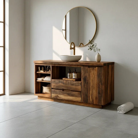 Wood Bathroom Vanity Sizes: Is It 48, 55, 63 or 71 Inches Wide