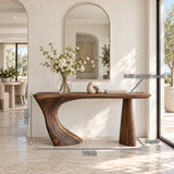 Live Edge Console Table in Natural Solid Wood - Sculptural Entryway Piece - Arboriswood - 7