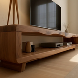 Live Edge Low Profile TV Stand Solid Wood Media Console - Arboriswood - 6