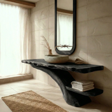 Live Edge Tree Base Bathroom Vanity Natural Solid Wood Statement Piece - Arboriswood - 10