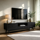 Minimalist Solid Wood TV Stand with Drawer and Cabinet Storage Design - Arboriswood - 9