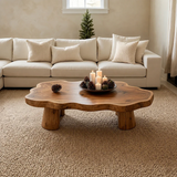 Rustic Coffee Table – Solid Wood Freeform Design for Cozy Interiors - Arboriswood - 12