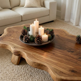 Rustic Coffee Table – Solid Wood Freeform Design for Cozy Interiors - Arboriswood - 4