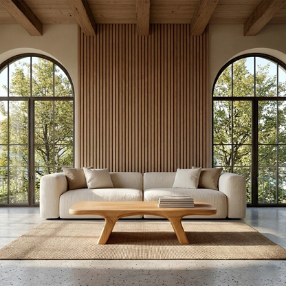 Sculptural Low Coffee Table in Natural Wood – Modern Center Table for Living Spaces - ArborisWood - 3